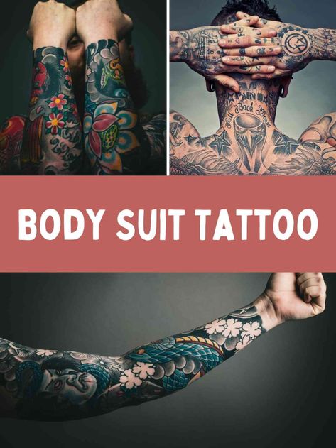 What Is A Body Suit Tattoo? Do You Have One? - TattooGlee Body Suit Tattoo Men, Suit Tattoo, Bodysuit Tattoos, Torso Tattoos, Tattoo Master, Body Suit Tattoo, Full Body Tattoo, American Tattoos, Full Body Suit