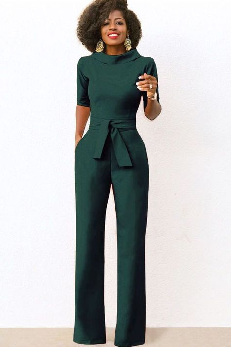 Dressy Jumpsuit Outfit, Romper Outfit Black, Women Long Sleeve Jumpsuit, Classy Jumpsuit, Chic Jumpsuit, Outfits Dressy, Diy Vetement, Jumpsuit Dressy, Jumpsuit Chic