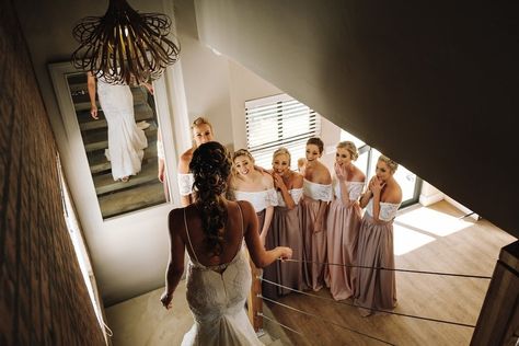 Bride to Bridesmaids Dress Reveal Bride Reveal, Dress Reveal, Wedding Dress Reveal, Wedding Shot List, Bride Wedding Dress, Bridesmaids Photos, Wedding Shot, Shot List, Bridesmaids Dress