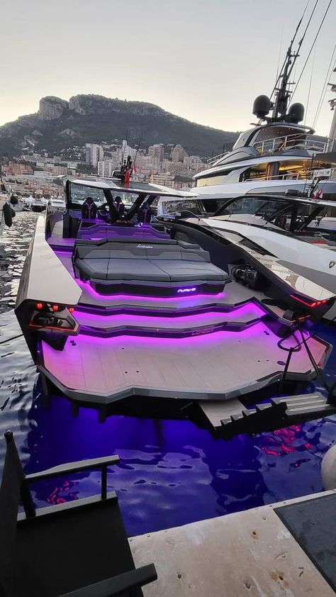 Lamborghini Boat, Lamborghini Yacht, Monaco Cars, Dream Yacht, Yacht Aesthetic, Monaco Yacht, Yatch Boat, Best Yachts, Monaco Yacht Show