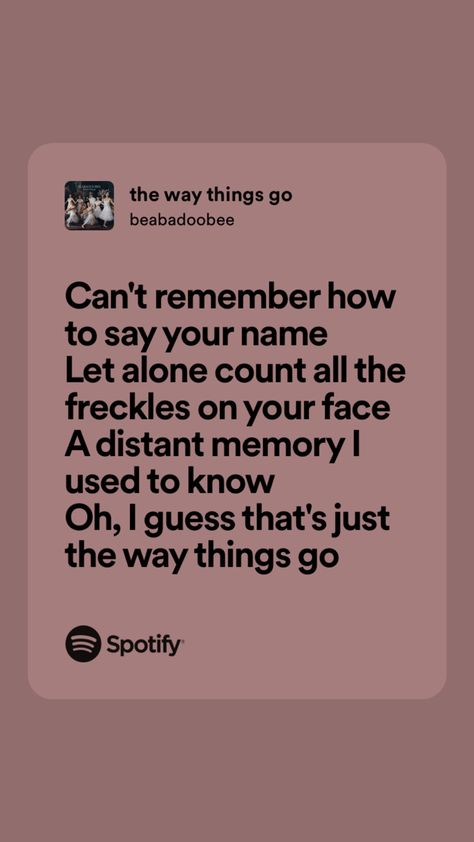 the way things go lyrics by beabadoobee Beabadoobee The Way Things Go, The Way Things Go Beabadoobee Lyrics, Beabadoobee Lyrics Aesthetic, Beabadoobee Song Lyrics, The Way Things Go Beabadoobee, Lyrics Beabadoobee, Beabadoobee Lyrics, Bea Core, Beabadoobee Music