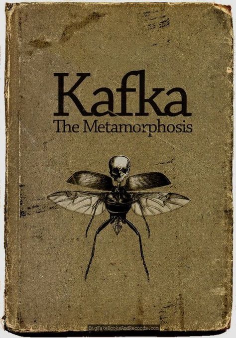 Kafka, The Metamorphosis...an all time fav. Got to write a 25 page essay last semester :) Frank Kafka, The Metamorphosis, رعب نفسي, Vintage Book Covers, Beautiful Book Covers, Book Writer, Book Cover Art, 판타지 아트, Old Books