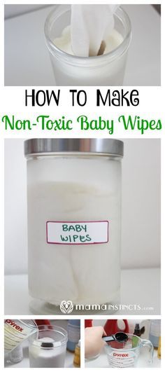 Learn how to make homemade non-toxic baby wipes in just a few minutes. Save money and stop worrying about toxic chemicals on your baby's skin. These homemade baby wipes are safe to use on any part of baby’s skin. They clean, heal and soothe baby's skin. Baby Wipes Recipe, Nontoxic Baby Products, Homemade Baby Wipes, Baby Nursery Diy, Crunchy Moms, Diy Bebe, Homemade Baby Foods, Baby Prep, Budget Planer