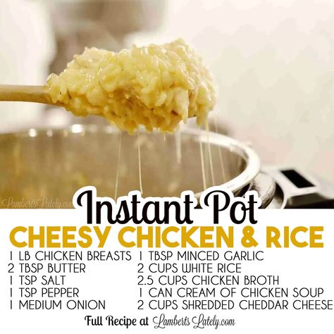 Cream Of Chicken Rice, Buffalo Chicken Dip Easy Recipes, Cheesey Chicken, Cheesy Chicken And Rice, Cheesy Chicken Rice, Rice Video, Cheesy Rice, Creamy Chicken And Rice, Chicken Rice Casserole