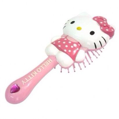 Hello Kitty Hairbrush Hello Kitty Hairbrush, Hello Kitty Hair Brush, Hbd Cake, Princess Lifestyle, School Stickers Labels, Dream Vanity, Pink Sanrio, Cute Hello Kitty, Y2k Accessories