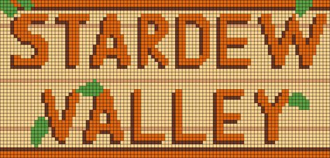 Alpha Patterns Stardew Valley, Crochet Templates, Pixel Grid, Crochet Grid, Graph Crochet, Pixel Crochet, Pixel Art Grid, Tapestry Crochet Patterns, Pixel Art Pattern