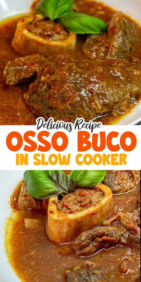 Lamb Osso Bucco Recipe, Beef Shank Slow Cooker, Osso Bucco Slow Cooker, Veal Osso Bucco, Osso Bucco Recipe, Beef Shank Recipe, Osso Buco Recipe, Osso Bucco, Veal Recipes