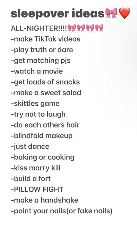 Things To Do In A Sleepover Girls Fun, What To Do At A Birthday Sleepover, Things To Do With Little Sister, Ideas For Sleepovers For Girls Fun, Things To Do At A Sleepover For Teens, Things To Do On A Sleepover, Stuff To Do At A Sleepover, What To Do At A Sleepover, Fun Things To Do At A Sleepover