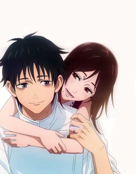 Wallpaper Aes, Rikka And Yuuta, Okkotsu Yuta, Yuta Okkotsu, Best Anime Couples, Anime Monochrome, Cute Love Couple Images, Cute Love Couple, Anime Background