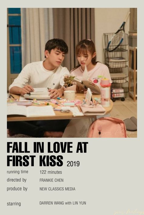 Fall In Love At First Kiss, Kiss Poster, New Disney Movies, Film Recommendations, Movies To Watch Teenagers, Drama List, Movie To Watch List, Japanese Animated Movies, Korean Drama Series