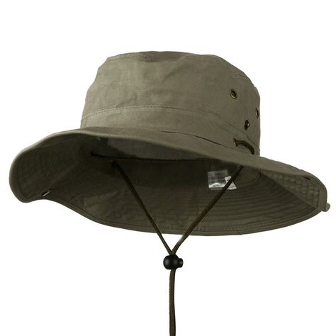 Extra Big Size Brushed Twill Aussie Hats - Olive 2XL-3XL - CU11M5D8Y2D - Hats & Caps, Men's Hats & Caps, Sun Hats  #capsformen #menscaps #hatsformen #mensoutfits #menstyle #Sun Hatshats Aussie Hat, Fishing Bucket Hat, Hats For Big Heads, Adventure Hat, Mens Sun Hats, Cap Collection, Head Set, Big Hat, Outdoor Hats