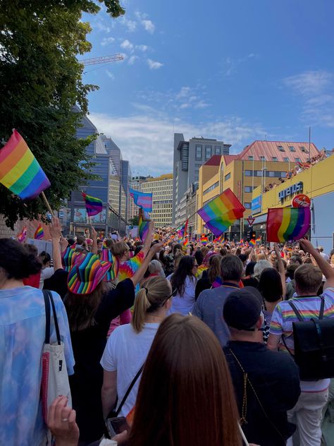 pride parade 2023 oslo Lgbtq Pride Parade, Pride Festival Aesthetic, Pride Parade Aesthetic, Pride Aesthetic Outfits, Parade Aesthetic, Pride Photography, Lgbtq Aesthetic, Pride Aesthetic, Pride 2024