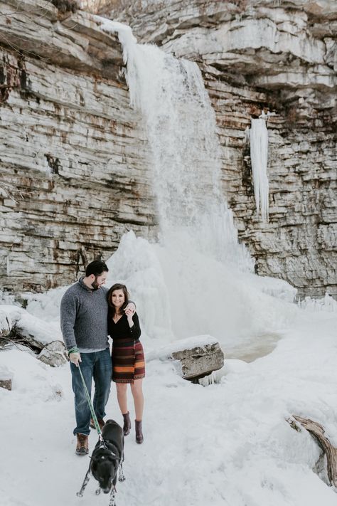 Minnewaska State Park Minnewaska Engagement Session Winter Engagement Adventurous Engagement City Engagement Photos, Park In New York, Mountain Engagement, City Engagement, Beach Engagement Photos, September Wedding, Winter Engagement, Outdoor Lover, Beach Engagement