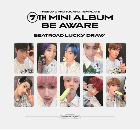 The Boyz Be Aware Photocard, Photo Cards, Mini Albums