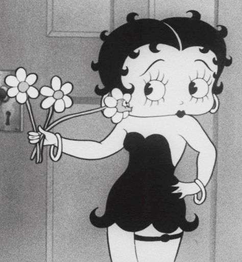 Betty Boop Profile Picture, Betty Boop Pfp, 1950s Cartoon, Betty Boop Classic, Diy Rock Art, Betty Boop Art, Betty Boop Cartoon, Comfort Characters, Arte Sketchbook