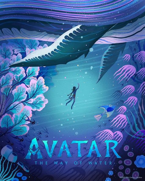 Avatar The Movie, Avatar Theme, Avatar Poster, Hipster Drawings, Avatar Pandora, Avengers Cartoon, Illustrated Poster, Avatar The Way Of Water, Avatar James Cameron