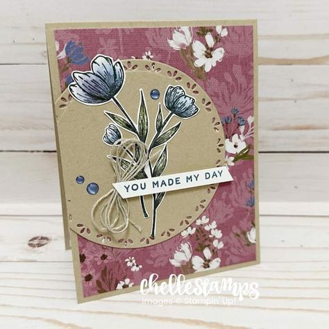 Garden Silhouette, Silhouette Cards, Dsp Cards, Nature Card, Made My Day, Cardmaking Ideas, July 16, Stamping Up Cards, My Mood