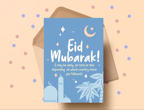 Islamic Card Design, Eid Preparation, Hampers Idea, Ramadan Ideas, Eid Card, Text Template, Eid Cards, Islamic Teachings, Eid Al Fitr