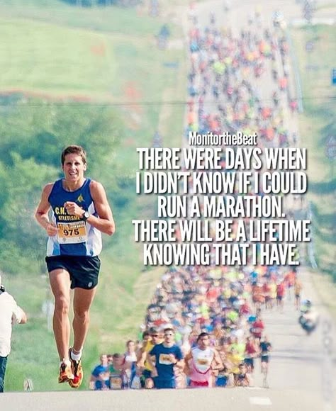 There were days when I didn't know if I could run a marathon. There will be a lifetime knowing that I have. Race Day Quotes, Marathon Training Quotes, Marathon Quotes, Marathon Inspiration, Running Motivation Quotes, Marathon Motivation, Run Forrest Run, Run A Marathon, Chicago Marathon