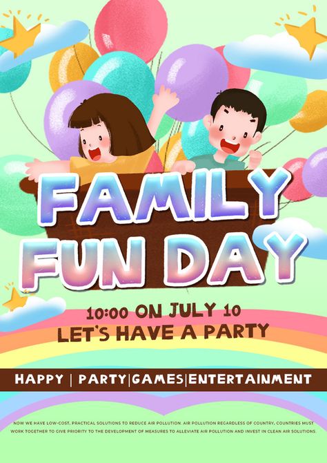 Colorful balloons family happy day flyer template#pikbest#templates Family Day Poster Design, International Family Day Poster, Family Day Poster, Food Drive Flyer, Tutoring Flyer, International Family Day, Colorful Balloons, Family Fun Day, Creative Flyers