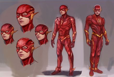 ArtStation - The Flash DCEU suit redesign ideas, Mona Fuchs Flash Suit Redesign, Flash Suit Concept Art, Flash Suit Design, Flash Concept Art, The Flash Suit, Dceu Flash, Female Flash, Suit Concept Art, Flash Suit