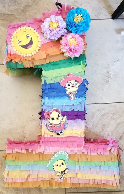 Piñata First Birthday Mexican Theme Canticos Pinata, Canticos Birthday Party Ideas, Canticos Birthday Party, Mexican Themed Party, Piñata Ideas, Fiesta Birthday Party, Fiesta Theme Party, 1st Birthday Party Decorations