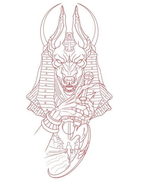 Tattoo Outline Drawing Stencil Ideas, Tattoo Outline Drawing Stencil, Egypt Tattoo Design, Leg Tats, Egyptian Drawings, Starověký Egypt, Egyptian Tattoo Sleeve, Anubis Tattoo, Stencil Outline