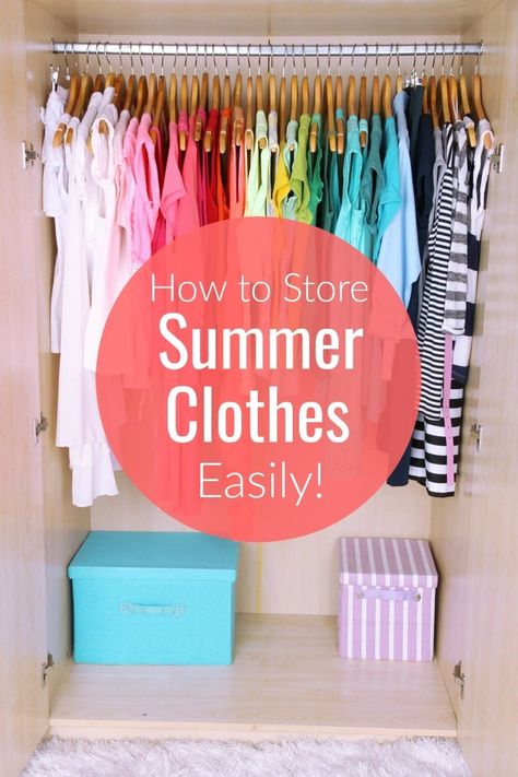 How To Store Summer Clothes Easily Plus Size Capsule Wardrobe, Store Decoration, Summer Store, Clothes Pin Crafts, Mom Diy, How To Store, Fall Capsule Wardrobe, Vintage Winter, Trendy Clothes