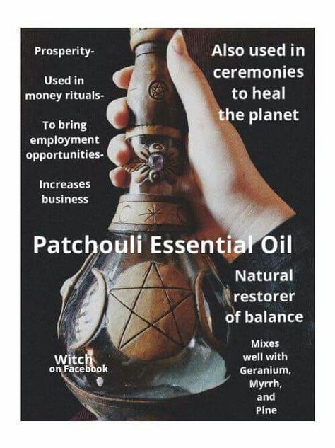 Patchouli Spiritual Meaning, Magick Correspondences, Witchy Ingredients, Fire Spells, Spiritual Oils, Raven Totem, Magick Oil, Ritual Oils, Hoodoo Oils