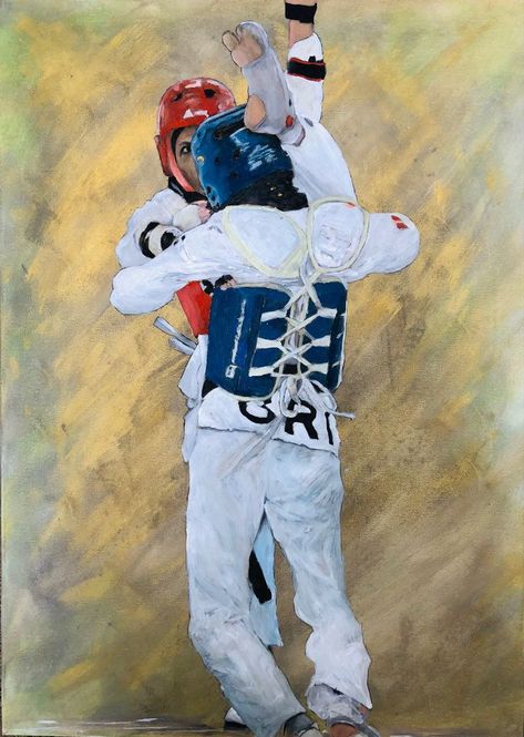 Oil Painting on Canvas by Dhammika Prabhath Beautiful Art Paintings, Taekwondo, Oil Painting On Canvas, Painting On Canvas, Beautiful Art, Canvas Painting, Oil Painting, Art Painting, Paintings