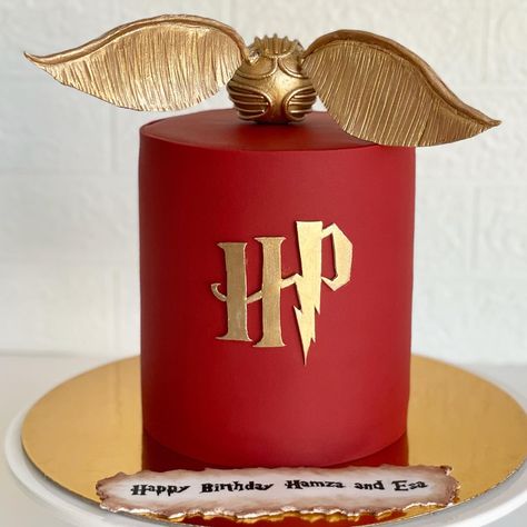 Snitch Birthday Cake, Hp Cake, Golden Snitch Cake, Snitch Cake, Festa Harry Potter, Golden Snitch, Harry Potter Cake, 1st Bday, Cake Inspiration