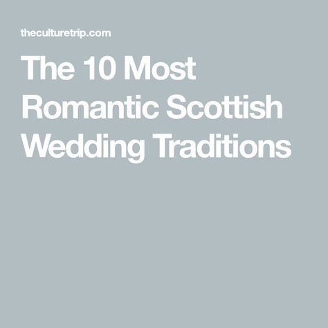 The 10 Most Romantic Scottish Wedding Traditions Scottish Wedding Ideas, Scottish Wedding Cakes, Scottish Wedding Traditions, Wedding Walk, Wedding Traditions, Scottish Wedding, The Maids, Wedding Confetti, Wedding Vows