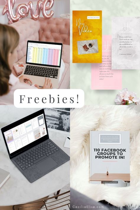 Freebies | Ideas for Small Business Owners | CeciliaElise.com Freebies For Small Business Packaging, Freebies For Small Business, Freebies Ideas For Small Business, Small Business Freebies, Small Business Art, Freebies Ideas, Ideas For Small Business, Sales Page Template, Pinterest Design