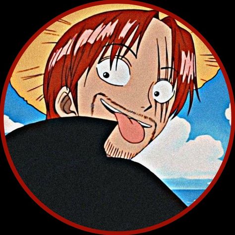 Shanks One Piece Meme, Shanks Aesthetic, Shanks One Piece Icon, Shanks Funny, Shanks Pfp, Shanks Icon, Baka Anime, Shanks One Piece, Law X Luffy