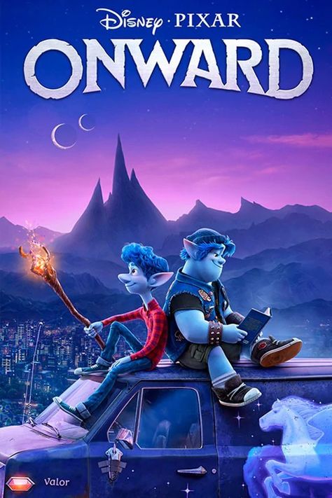 Onward (2020) Onward Movie, Disney Cartoon Movies, 하울의 움직이는 성, Animated Movie Posters, Good Animated Movies, New Disney Movies, Disney Movies To Watch, Karakter Marvel, Disney Animated Movies