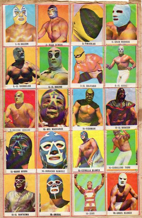 70s Wrestlers, Lucha Libre Party, Mexican Poster, Mexican Wrestler, Mexican Wrestling, Mexican Mask, Wrestling Posters, Sport Of Kings, Wrestling Superstars