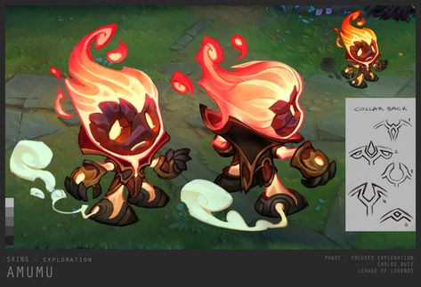 ArtStation - Infernal Amumu Skin , Carlos Ruiz Simple Reference, Simple Character, Wild Fire, Team Effort, Lol League Of Legends, Fun Times, Fantasy Character Design, Character Concept, League Of Legends