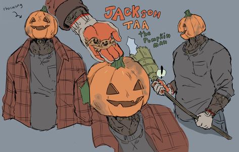 Slasher Character Design, Slasher Oc Character Design, Pumpkin Oc, Slasher Oc, Oc Character Design, Oc Character, Pumpkin Man, Target Kids, Story Characters