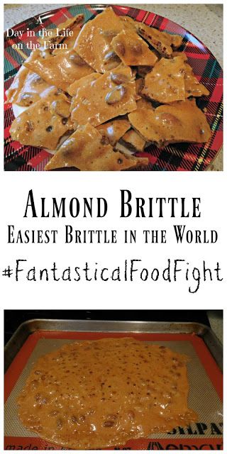 Almond Treats Easy Recipes, Chocolate Almond Brittle Recipes, Almond Brittle Recipes Simple, Candy With Almonds, Almond Brittle Easy, Coconut Brittle Recipes, Recipes For Almonds, Almond Nut Recipes, Almond Candy Recipes