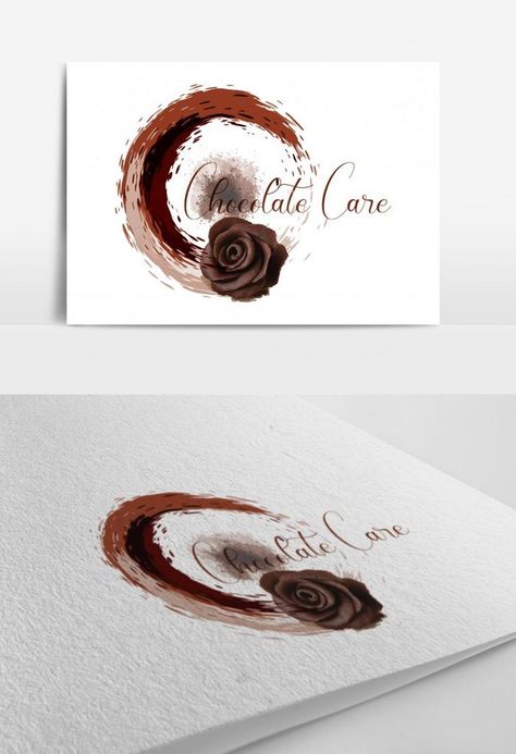 Creative Chocolate Watercolor Logo Design Idea .#pikbest#Templates#Others#Others Chocolate Brand Logo Ideas, Chocolate Logo Ideas, Chocolate Logo Design Ideas, Chocolate Watercolor, Chocolate Names, Creative Chocolate, Watercolor Logo Design, Dog Logo Design, Chocolate Logo