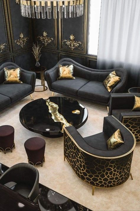 Upscale Living Room Ideas, Luxury Living Room Sofa Set, Center Table Living Room Luxury, Majestic Sofa, Modern Living Room Sofa Set, Modern Luxury Furniture, Latest Sofa Designs, Luxurious Furniture, Luxury Sofa Design