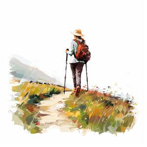 Search: 131 results found for "hiking" – Page 2 – IMAGELLA Hiking Painting, Hiking Clipart, Confectionery Design, Woman Hiking, Impressionistic Art, Watercolor Paintings Nature, Watercolor Paintings For Beginners, Beautiful Scenery Pictures, People Walking