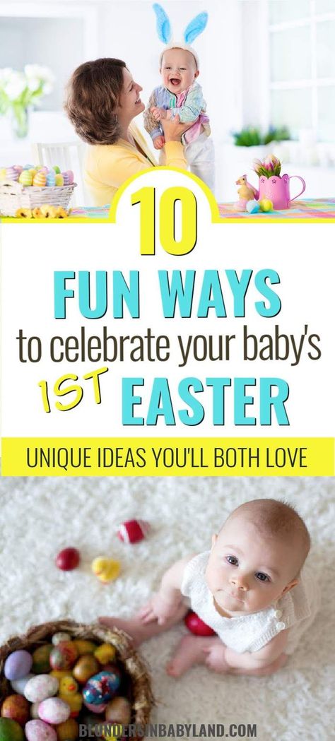 Easter Egg Hunt For Babies, Baby Easter Activities, Easter Baby Activities, Easter Ideas For Infants, Baby Easter Egg Hunt, 1st Easter Crafts, Baby Easter Photo Ideas, Easter Ideas For Babies, Easter Eggs For Babies