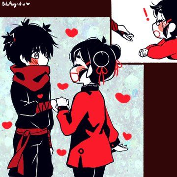 Matches Pfp, Pucca Garu Fanart, Pucca Art, Puca And Garu, Pucca Love Recipe, Pucca Funny, Pucca And Garu, Love Recipe, Komi San