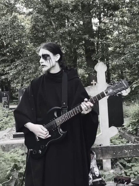 Kate Core, Metalhead Guy, Long Hair Black, Corpse Paint, Metal Boy, Boy Icon, Future Bedroom, Black Metal Art, Punk Makeup