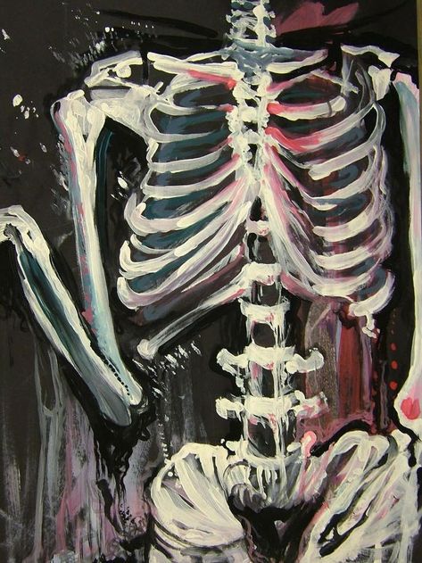 Skeleton Art, A Skeleton, Arte Sketchbook, Arte Inspo, Art Collage Wall, Hippie Art, Painting Art Projects, Sketchbook Art Inspiration, Funky Art