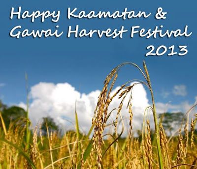 Happy Kaamatan & Gawai Harvest Festival 2013 Raya Aidilfitri, Happy Harvest, Hari Raya, Harvest Festival, Time Of The Year, The Year, Festival, Natural Landmarks, Celebrities