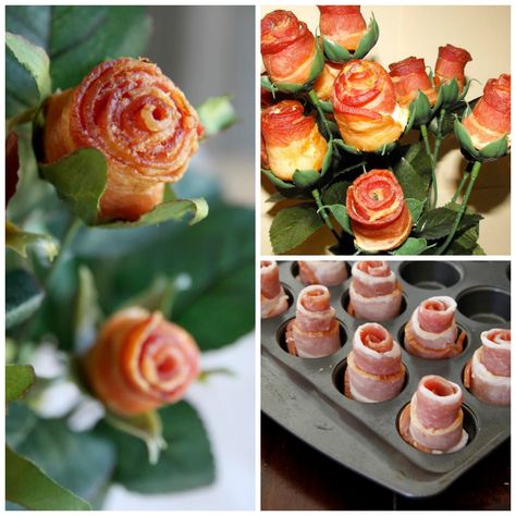 Creative Fathers day Gifts #fathersday #bacon Bacon Bouquet, Bacon Roses, Diy Valentines Day Gifts For Him, Diy Gifts For Men, Romantic Gifts For Him, Valentines Day Food, Diy Gifts For Him, Diy Gifts For Boyfriend, Trendy Flowers