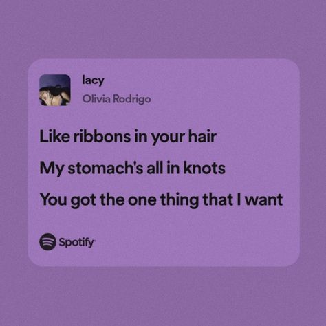 lacy | olivia rodrigo | guts Lacy Olivia Rodrigo Lyrics, Pretty Isnt Pretty Lyrics, Olivia Rodrigo Guts Lyrics, Olivia Rodrigo Lacy, Lacy Lyrics, Lacy Olivia Rodrigo, Lacy Aesthetic, Purple Lyrics, Olivia Rodrigo Spotify