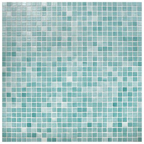 Colgadilla Square 0.88" x 0.88" Glass Mosaic Tile in Niebla Azul Pool Tile Texture, Pool Tile Texture Seamless, Azulejos Tiles Goa, Blue Tile Bathroom Texture, Green Pool Tiles Mosaics, Pool Mosaic Tiles, Modern Bathroom Renovations, Best Floor Tiles, Merola Tile